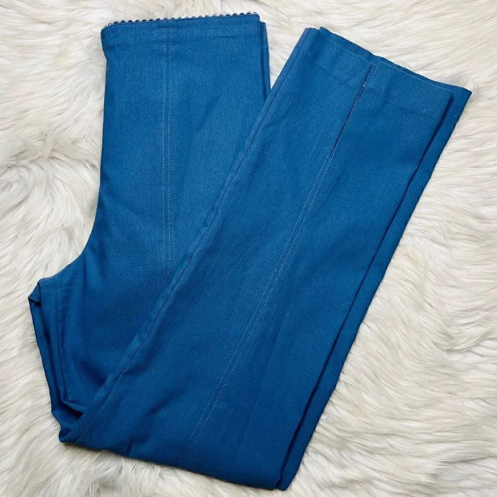 Mesmerize Straight Leg Dress Pants Blue Size 8